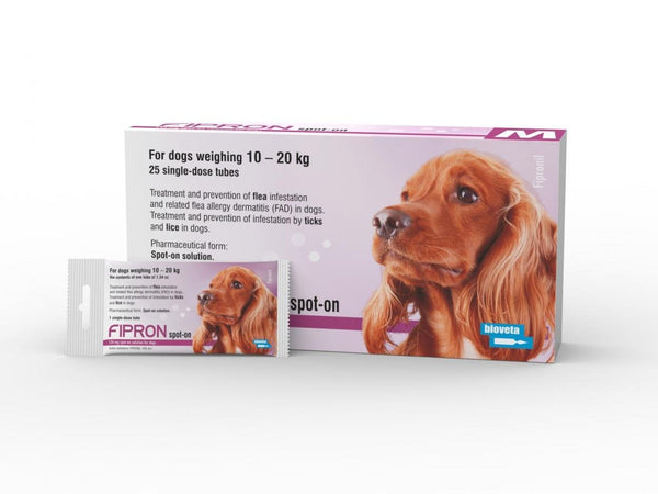 Fipron M Spot On for 10-20kg (1 Dose) - PetsOffice
