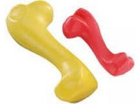 69015 NOBBY Rubber toy bone assorted colours 10 cm - PetsOffice