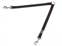 78572-05 NOBBY Splitter Belt "Classic" black l: 2 x 45 cm; w: 25 mm - PetsOffice