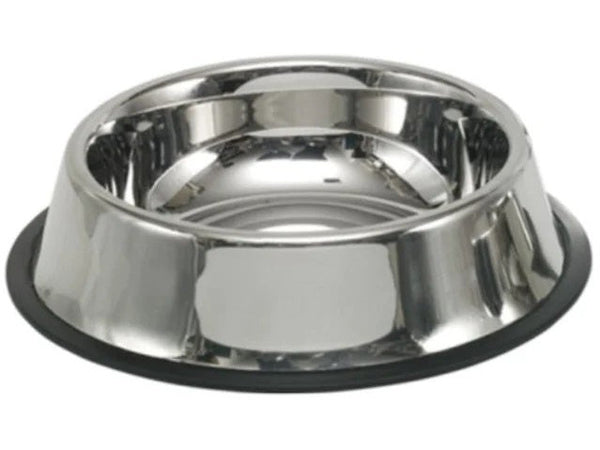 72814 NOBBY Stainless steel bowl, anti slip 0,70 l / Ø 21,0 cm