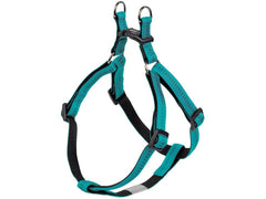 78521-34 NOBBY Harness "Soft Grip" turquoise chest: 50/72 cm; w: 20 mm - PetsOffice