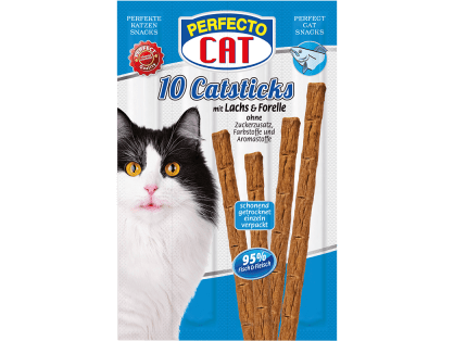Perfecto Cat 10er Katzensticks - Lachs, Forelle - PetsOffice