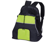 63808 NOBBY Front Carrier "LUIS" black/green 30 x 24 x 38 cm