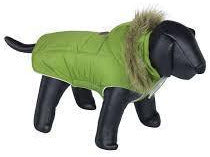 66668 NOBBY Dog coat "ELNA" green 23 cm - PetsOffice