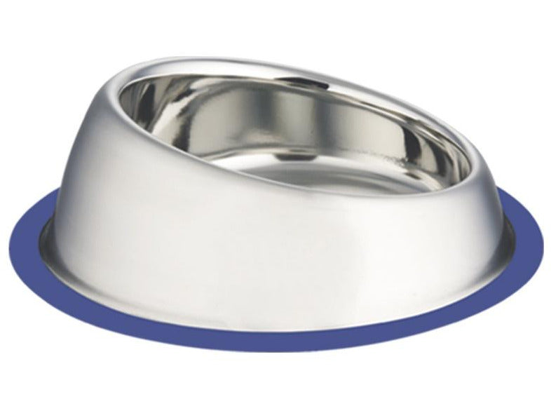 73516 Dog Stainless steel bowl SLOPE, anti slip  0,95 L 18,0 cm