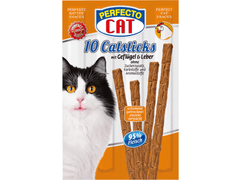 Perfecto Cat 10er Katzensticks - Geflügel, Leber - PetsOffice