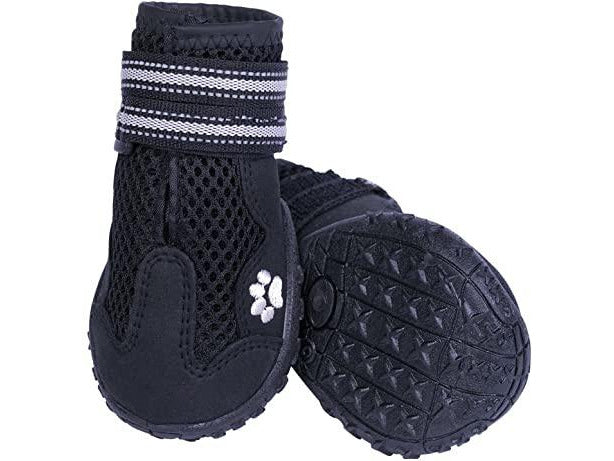 75992-05 NOBBY Dog boot "Runners Mesh" 2pcs black size: M (5) , l: 65 mm; w: 56 mm