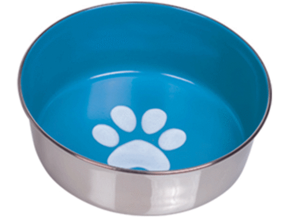 73477 NOBBY Stainless steel bowl "HEAVY PAW" anti slip - PetsOffice
