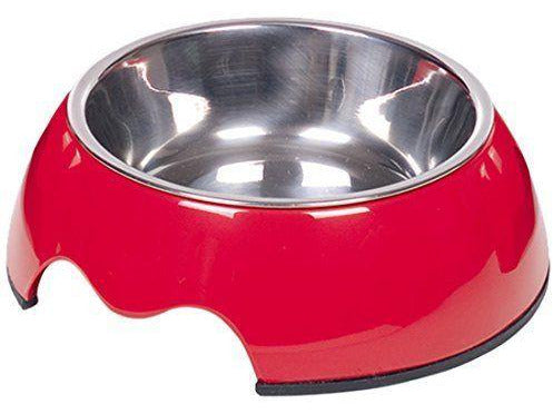 73483-01 NOBBY Dog Melamine bowl "NOBLY" red L: 22 x 7,5 cm, 700 ml