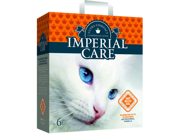 IMPERIAL CARE premium clumping cat litter antimicrobial SILVER action 6L