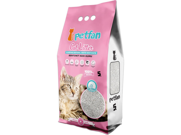 PETFAN Clumping Cat Litter Baby Powder 5L