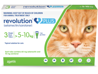 Revolution Plus for Cats 5-10Kg (1 Dose)