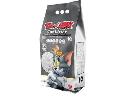 TOM&JERRY Clumping Cat Litter Active Carbon 10L