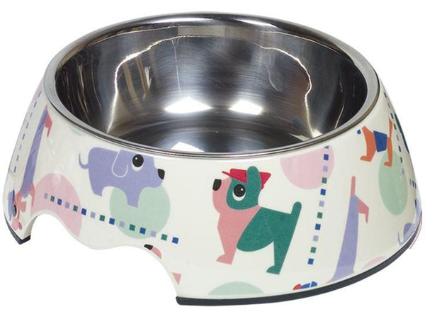 73681 NOBBY Melamine bowl "Dog"  M: 17,5 x 6,5 cm, 350 ml
