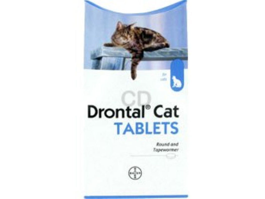 Drontal Cat and Kitten De-Worming Tablet - PetsOffice