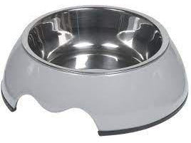 73481-17 NOBBY Dog Melamine bowl "NOBLY" lightgrey S: 14 x 4,5 cm, 160 ml