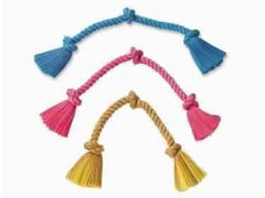 67052 NOBBY Rope Toy, Rope XXL Yellow, red, blue 95 cm; 650 g - PetsOffice