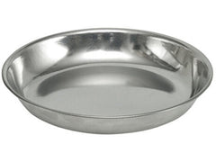 72800 Dog Stainless steel bowl flat  12,5 cm 0,20 ltr
