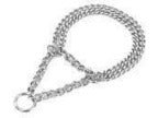 73034 NOBBY Chains choker, two rows, chrome - PetsOffice