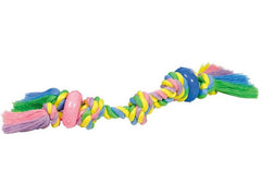 67439 NOBBY Rope Toy, Puppy Box "Cotton rope with rubber" 40 cm
