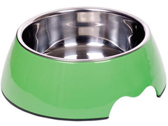 73483-03 NOBBY Dog Melamine bowl "NOBLY" green L: 22 x 7,5 cm, 700 ml