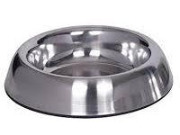 73494 NOBBY Dog Stainless steel bowl "SATIN",  anti slip, 480ml