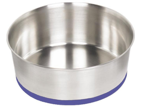73275 Dog Stainless steel bowl HEAVY, anti slip  27,0 cm 3,90 ltr