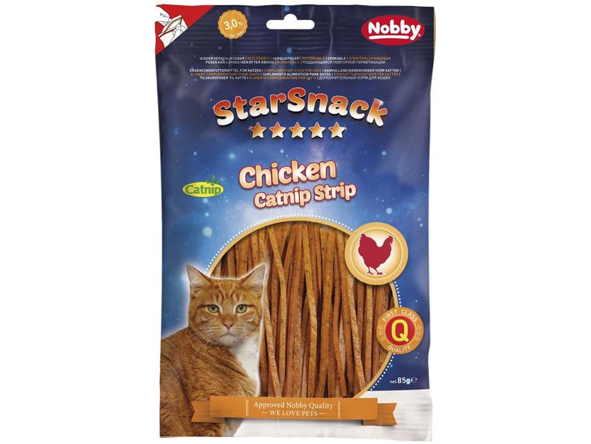 50401 NOBBY StarSnack Chicken Catnip Strip 85g