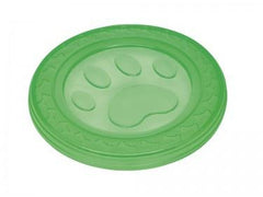 60373 NOBBY TPR Fly-Disc "Paw" green 22 cm - PetsOffice