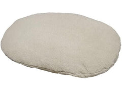 60147 NOBBY Cushion oval "MILA" beige L x B: 104 x 69 cm