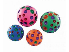 79400 Vinyl cheese ball, assorted colors, 7,5 cm