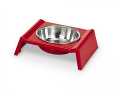 73313-01 NOBBY Melamine dog bowl "MISTER" red 160 ml - PetsOffice